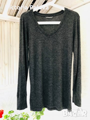 Нежна блуза,трикотажен рипс,HEMA, снимка 5 - Блузи с дълъг ръкав и пуловери - 30464746