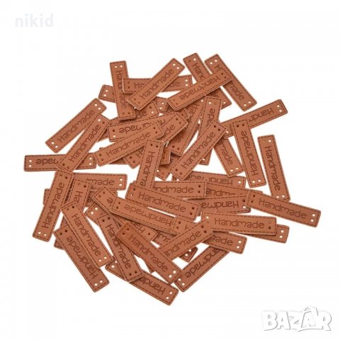 Handmade кожени тагове емблеми етикети баджове за дрехи