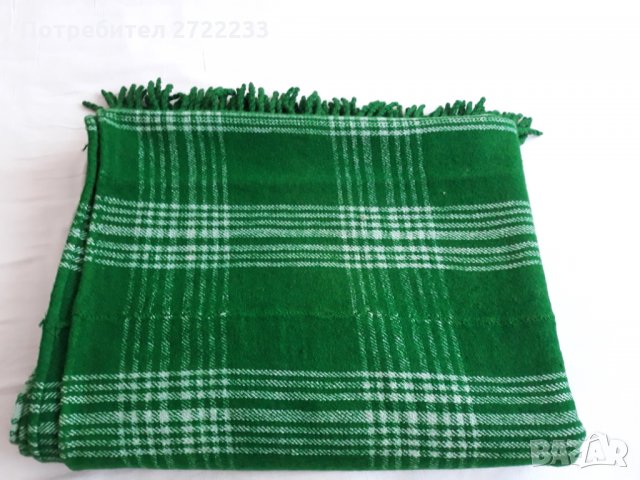 Ново старинно ръчно тъкано вълнено одеяло, снимка 10 - Олекотени завивки и одеяла - 29930997