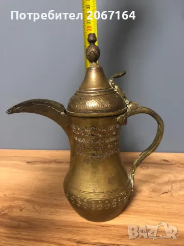 Османска кана за чай, кафе с Тугра, снимка 7 - Антикварни и старинни предмети - 48549650