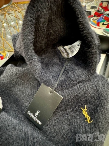 шапка и шал в кутия ysl saint laurent , снимка 3 - Шапки - 50744527
