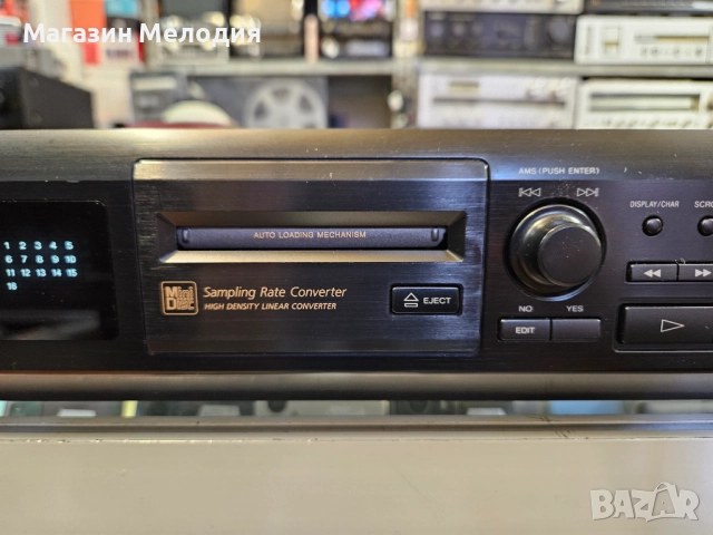 Мини диск / Minidisc deck SONY MDS-JE500 В отлично техническо и визуално състояние., снимка 4 - Декове - 29193315