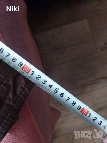 Дамско, кожено яке BERSHKA., снимка 7 - Якета - 51916111