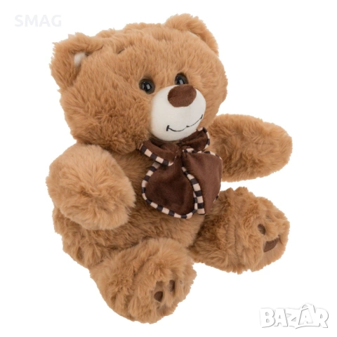 Плюшено мече с велурена панделка за Свети Валентин 28 см_1245398, снимка 2 - Плюшени играчки - 53370730