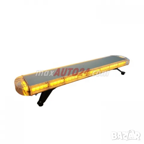 LED сигнална лампа за пътна помощ 97.5cm / 22cm / 7.5cm 12-24V оранжева 72 COB LED 15 режима