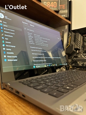 Лаптоп Dell Inspiron 5406, i7-11Gen, 512GB SSD, 12GB RAM, Touchscreen, снимка 4 - Лаптопи за работа - 53136929