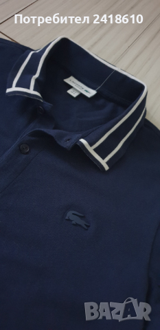 Lacoste Slim Fit Pique Cotton Stretch  Mens Size 3 - S НОВО! ОРИГИНАЛ! Мъжка Тениска!