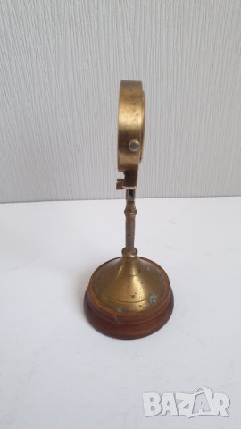 Механичен настолен часовник в формата на градски часовник, снимка 6 - Антикварни и старинни предмети - 42417492