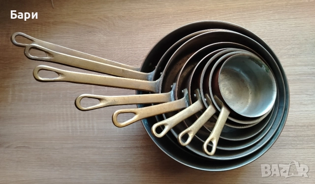 Стари медни тигани,тиган,касерола,тенджера-8бр.