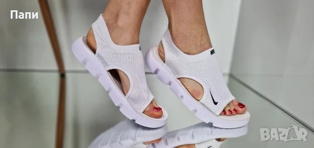 Дамски сандали Nike бели, снимка 3 - Сандали - 56171412