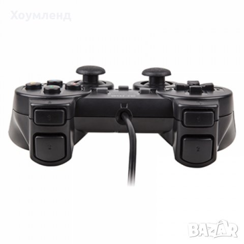 Джойстик за PS и компютърни игри с 12+4 бутона, двойна вибрация GAMEPAD07 ACME , снимка 3 - Джойстици и геймпадове - 30918253