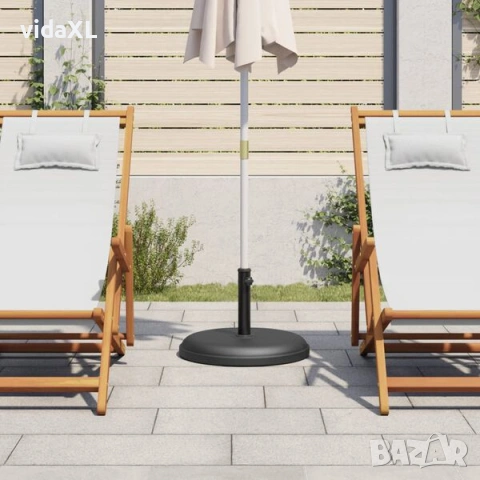 vidaXL Основа за чадър за прътове Ø32/35/38 мм 25 кг кръгла(SKU:368670), снимка 2 - Други - 54181007