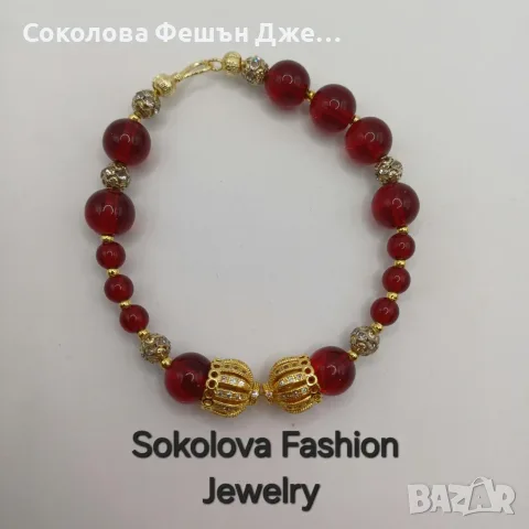 !!!Скоро в България!!! Комплект Бижу с Магически черешов кехлибар (обработен/реконструиран), снимка 5 - Бижутерийни комплекти - 55874922
