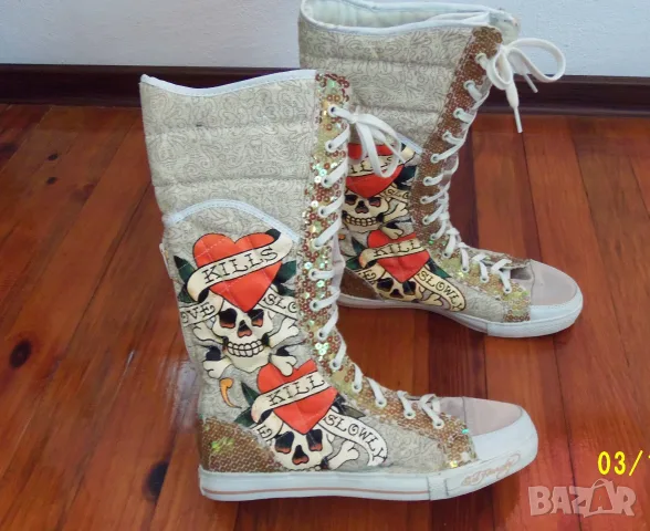 Ed Hardy оригинални дамски кецове UK5,5/39