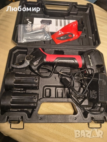 Електрически ножици за клони, 28 мм професионални безжични ножици за клони с , снимка 4 - Градински инструменти - 52985700