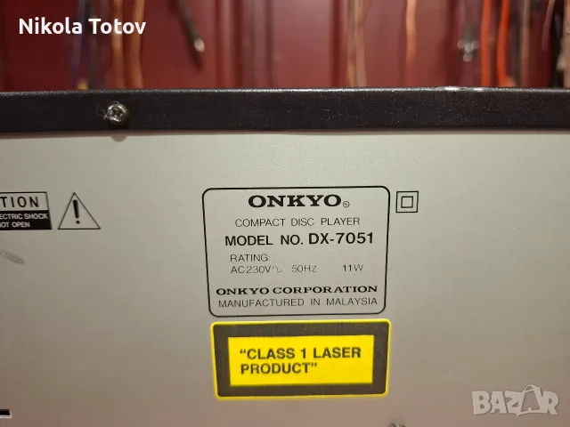 Продава се плеър Onkyo DX-7051. , снимка 6 - Ресийвъри, усилватели, смесителни пултове - 56136184