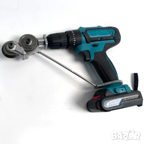 Приставка за бормашина, ножици за метални плочи, и др - с двойна глава, снимка 8 - Бормашини - 48172426