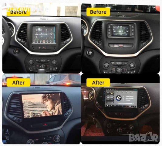 JEEP CHEROKEE 5 KL 2014-2018, Андроид Навигация - 10", 9237, снимка 5 - Навигация за кола - 33813027