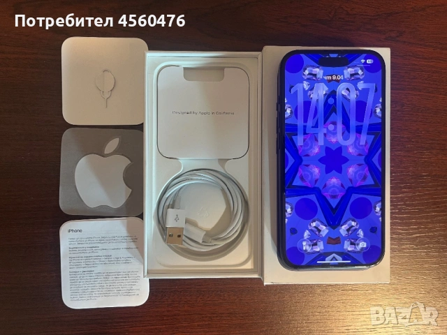 iPhone 15 128 gb black черен 80% батерия, снимка 2 - Apple iPhone - 54146886