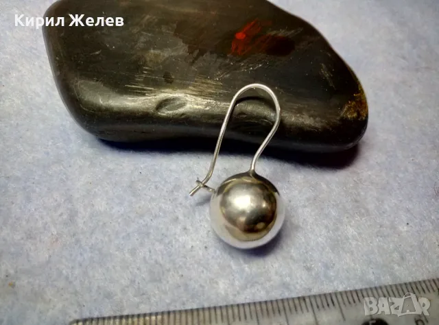 СТАРИННА СРЕБЪРНА ОБЕЦА СРЕБРО ВИСОКА ПРОБА РЪЧНА МАЙСТОРСКА РЕТРО ИЗРАБОТКА 30113, снимка 5 - Антикварни и старинни предмети - 49522599