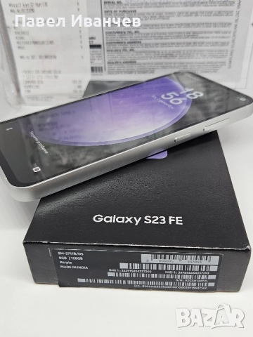 Samsung Galaxy S23 FE ГАРАНЦИЯ 128Gb/8Ram Purple, снимка 10 - Samsung - 52634809