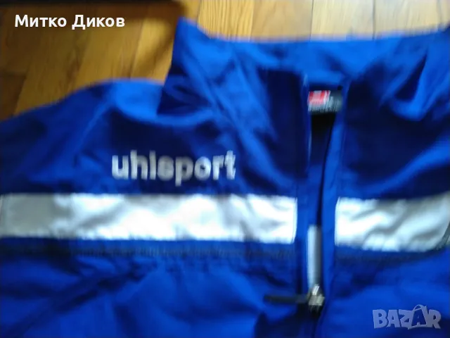 Горнище на Левски марково на Ушлспорт размер Л отлично, снимка 3 - Футбол - 48042087