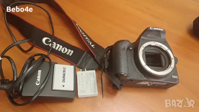 Фотоапарат Canon eos 500d, цена по договаряне, снимка 2 - Фотоапарати - 55809588