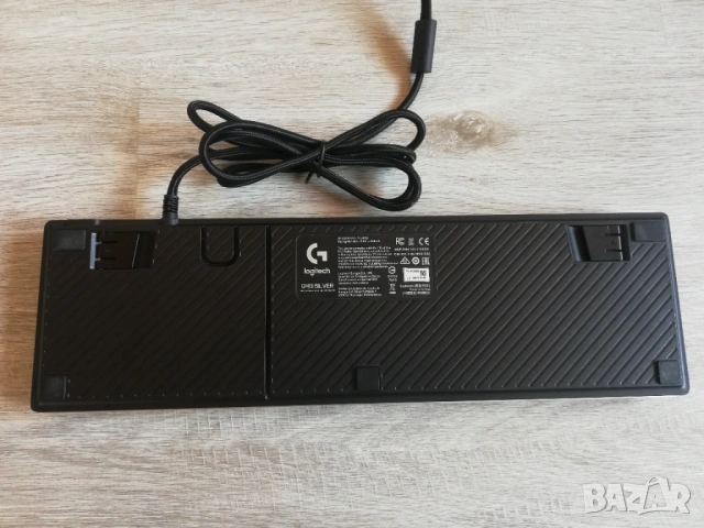 Logitech G413 silver механичка клавиатура с подсветка, снимка 5 - Клавиатури и мишки - 54325896