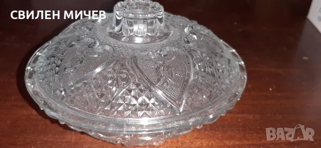 Стъклена бонбониера, снимка 1