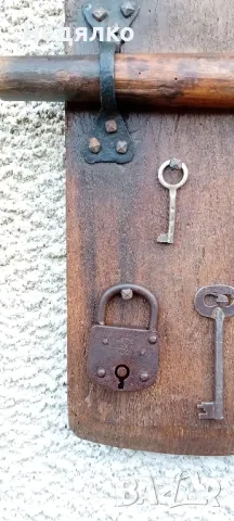 Стара,200 годишна дъбова закачалка, снимка 8 - Антикварни и старинни предмети - 49262474