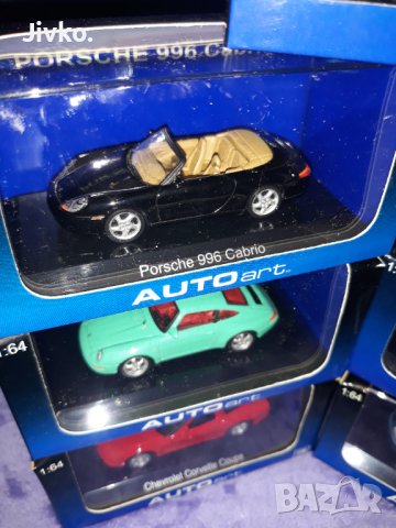 BMW PORSCHE CHEVROLET CHRYSLER VOLKSWAGEN  1.64 AUTOART  , снимка 5 - Колекции - 36920821