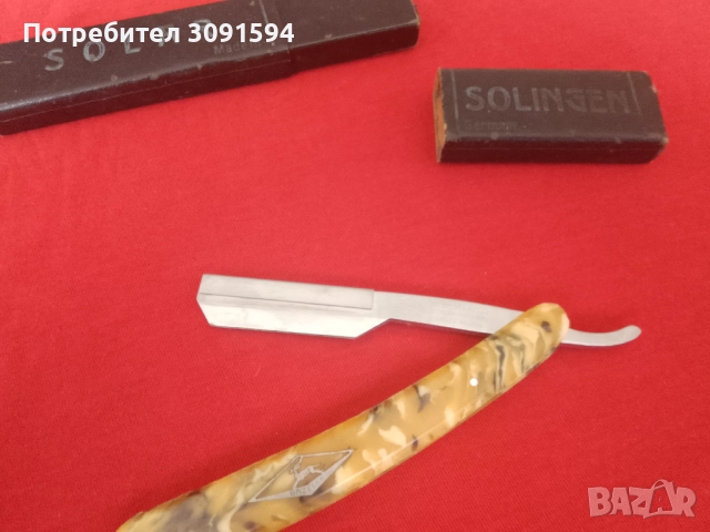 Стар Професионален бръснач Солинген със сменяеми ножчета., снимка 4 - Други ценни предмети - 52847219