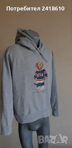 POLO Ralph Lauren Bear USA Hoodie Limited Edition Mens Size L ОРИГИНАЛ! Мъжки Суичър!, снимка 6 - Спортни дрехи, екипи - 44421215