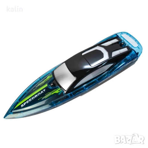 Високоскоростна акумулаторна RC лодка с дистанционно управление, двоен витло, 2.4GHz, снимка 2 - Друга електроника - 51670381