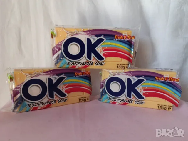 OK Универсален сапун Multipurpose Soap, Fresh & Floral, 150 г