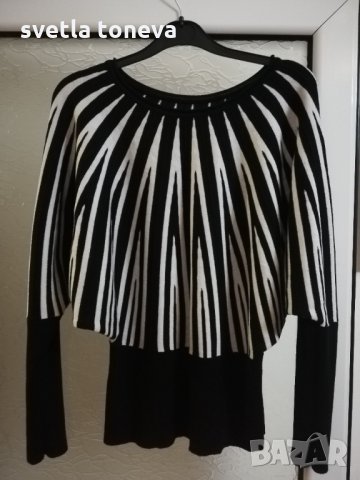Блуза машинно плетиво, снимка 1 - Блузи с дълъг ръкав и пуловери - 35249084