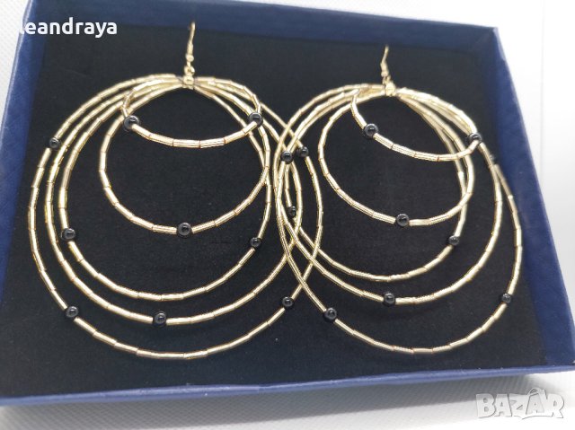 Ефектни обици рингове, снимка 2 - Обеци - 44451589