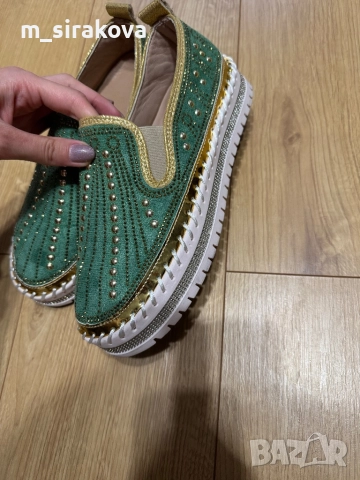 Мокасини с камъни, снимка 6 - Дамски ежедневни обувки - 51811687