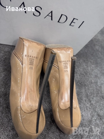 Оригинални дамски обувки CASADEI, снимка 5 - Дамски обувки на ток - 52771822