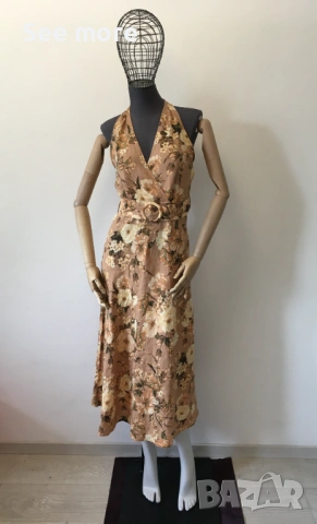 100% лен рокля S