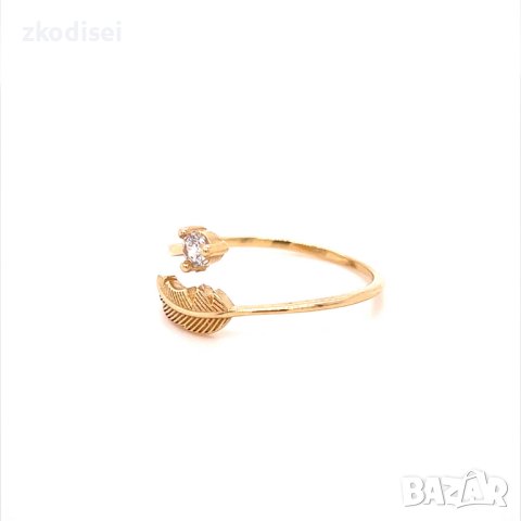 Златен дамски пръстен 1,37гр. размер:59 14кр. проба:585 модел:20051-1, снимка 3 - Пръстени - 42654887