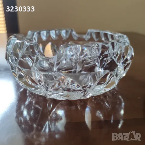 Кристален пепелник, снимка 6 - Декорация за дома - 49728584