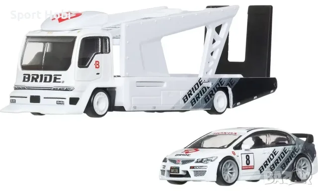 Hot Wheels Team Transport Honda Civic Type-R, снимка 3 - Колекции - 52034621
