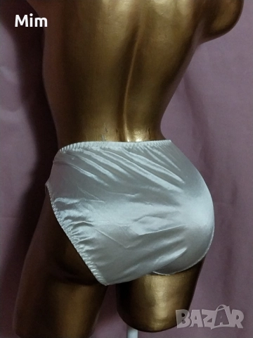 After Eden L Бяла сатенена бикина с дантела , снимка 3 - Бельо - 52450710