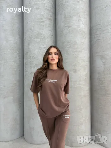 Los Angeles California памучни дамски комплекти Различни цветове , снимка 13 - Комплекти - 49486811
