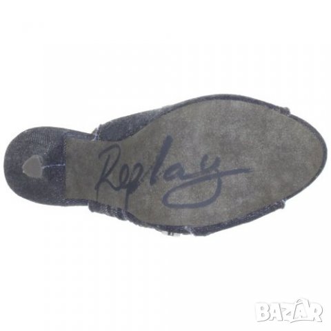 Replay Оригинални Дамски Обувки/ Replay Сандали Деним, снимка 7 - Сандали - 29904768