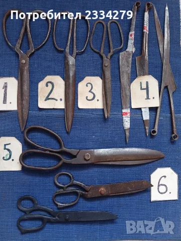 Стари шивашки ножици от 15-40лв., снимка 3 - Антикварни и старинни предмети - 36680872