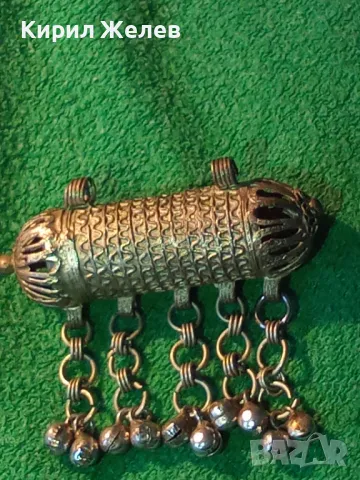 СТАРИННО ВЪЗРОЖДЕНСКО САЧАНЕНО УКРАШЕНИЕ НАКИТ РЯДКА МАЙСТОРСКА РЪЧНА ЕТНО - ИЗРАБОТКА САЧАН 46936, снимка 4 - Антикварни и старинни предмети - 46444981