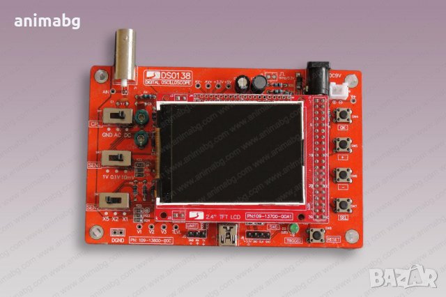 ANIMABG Цифров мини осцилоскоп DS0138, снимка 3 - Друга електроника - 36996012