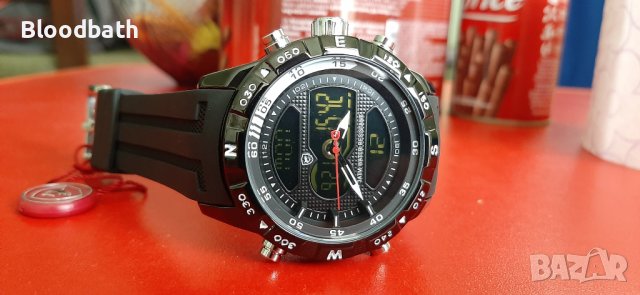 НОВ! shark часовник мъжки кварц хронометър аларма с батерия в Мъжки в гр.  Варна - ID30157304 — Bazar.bg